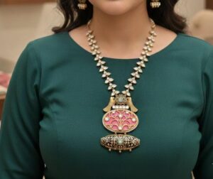 Kundan-Long-Light-Pink