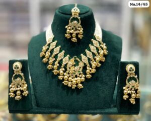 Kundan-Short-Har-Dark-Green
